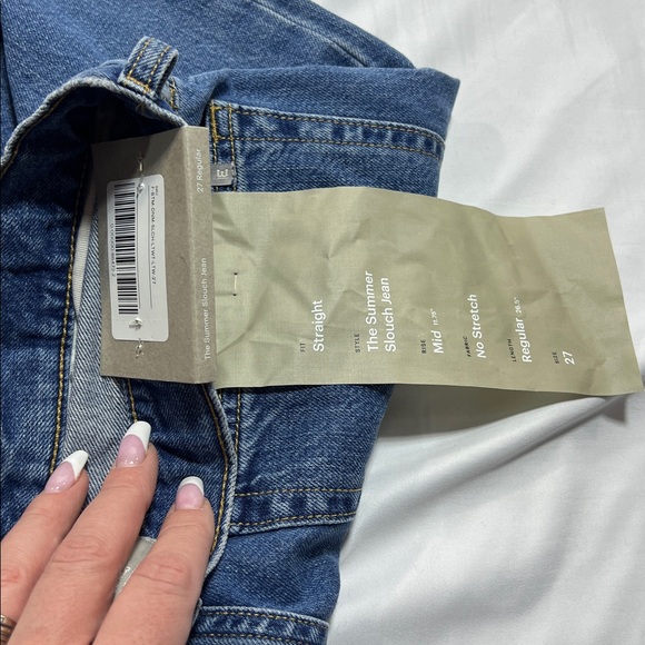 Everlane The summer slouch jeans size 27 NWT - Picture 5 of 12